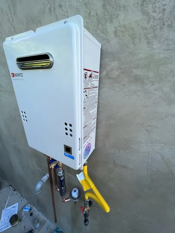Tankless water heater installation for Enterprise homes